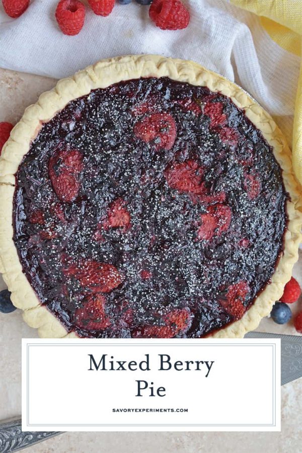 Mixed Berry Pie Recipe Summer Pie Recipe Easy Pie Recipe