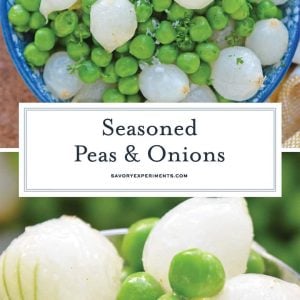 Seasoned Peas and Onions for Pinterest