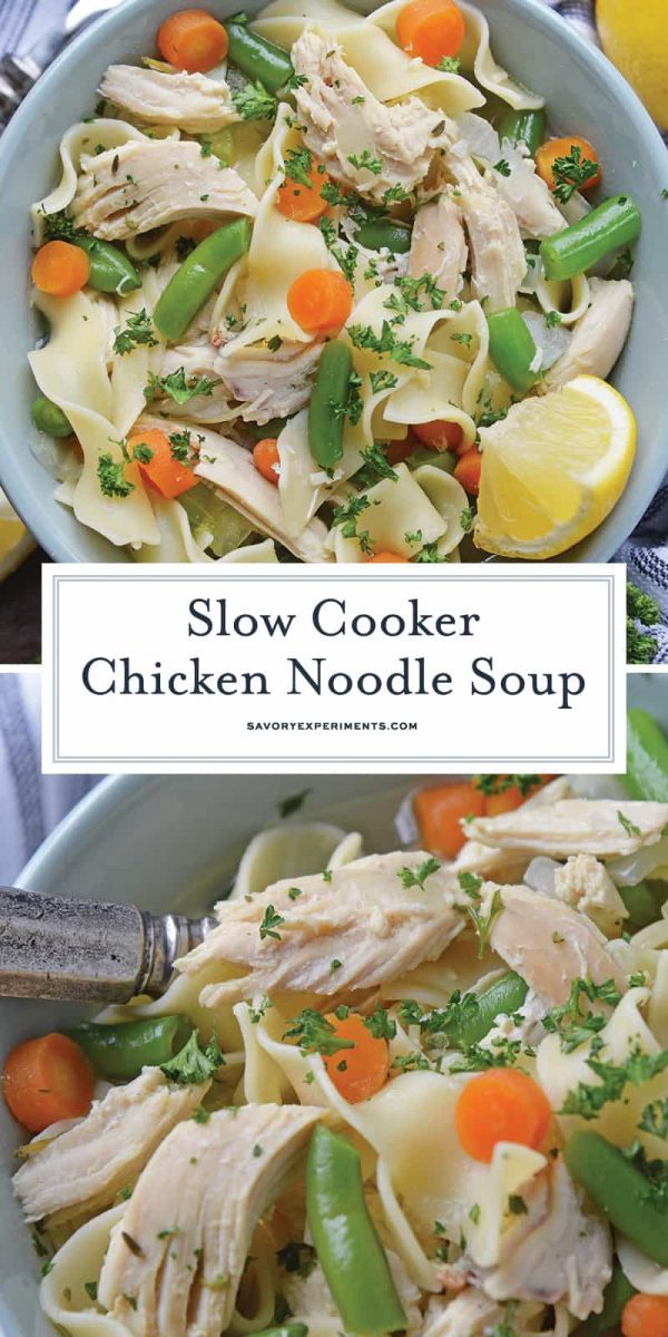 chicken noodle soup for pinterest