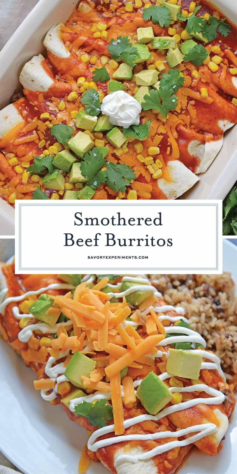 Smothered beef burritos for pinterest