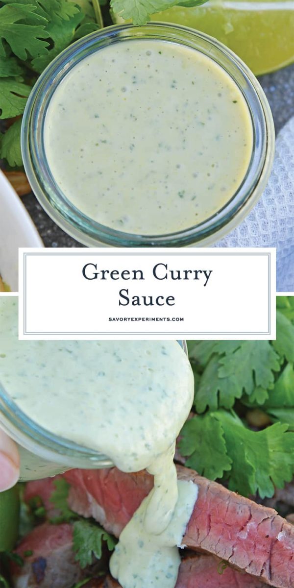Green Curry Sauce for Pinterest