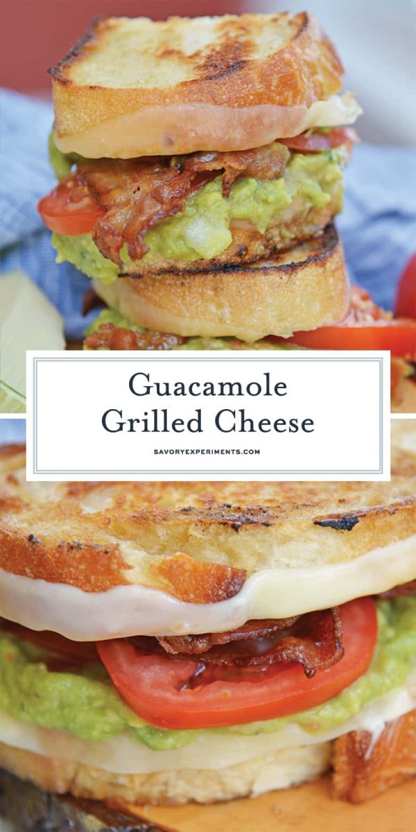 Guacamole grilled cheese sandwich for Pinterest 