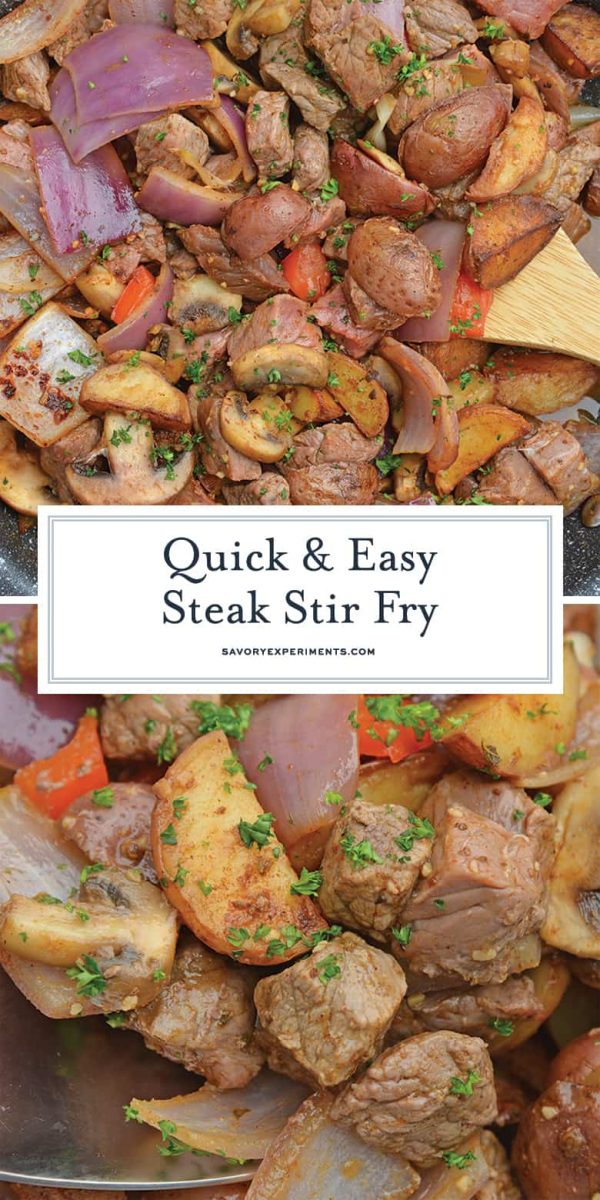 Steak stir fry for Pinterest 