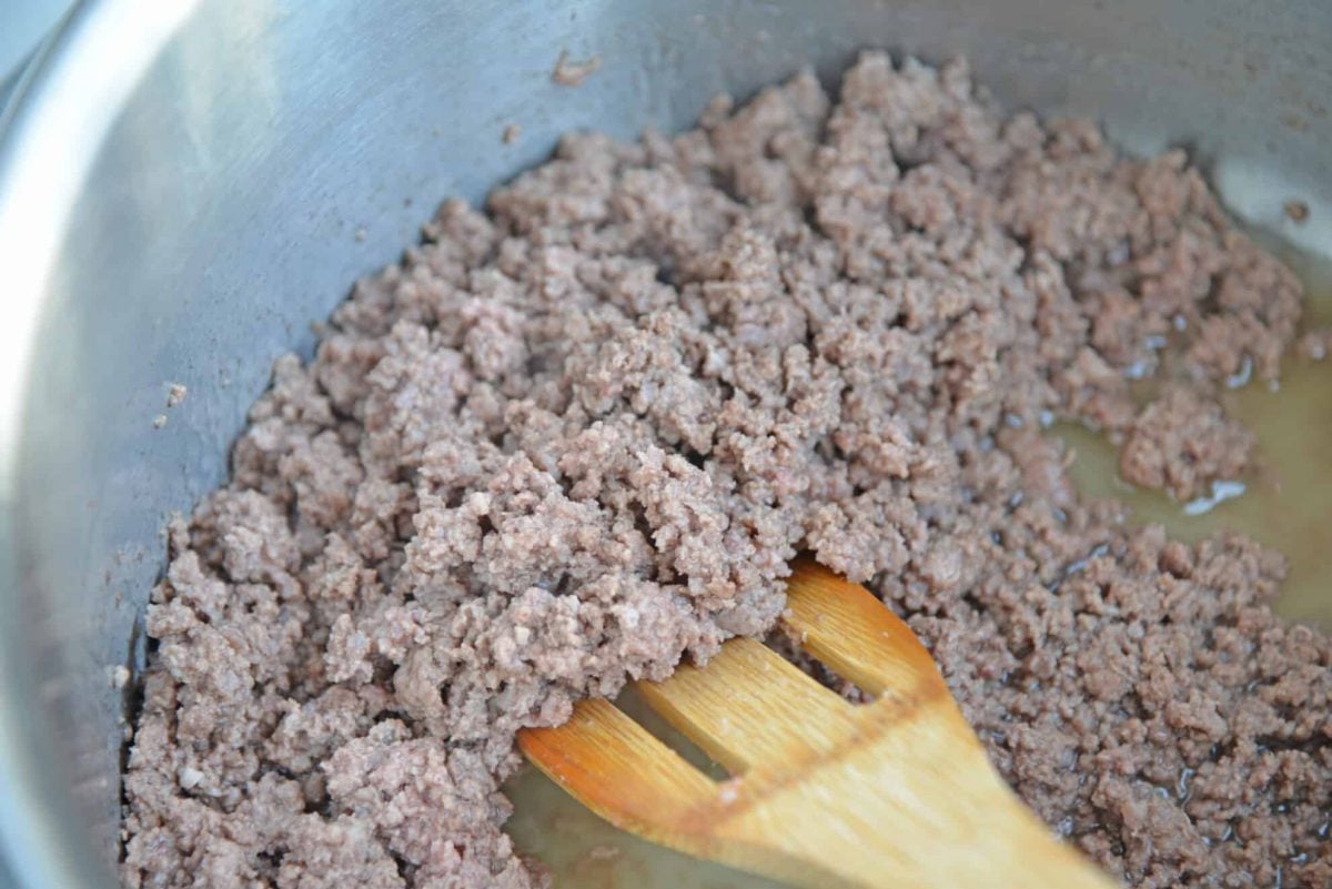 Ground beef for goulash 
