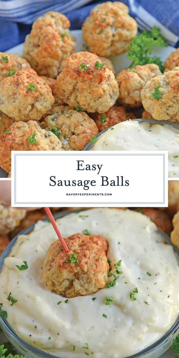 Easy sausage balls for pinterest 