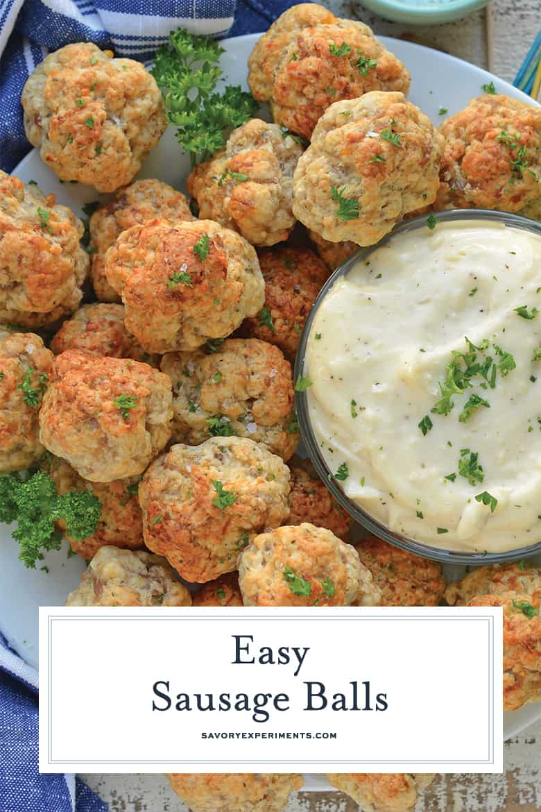 Cream cheese sausage balls 