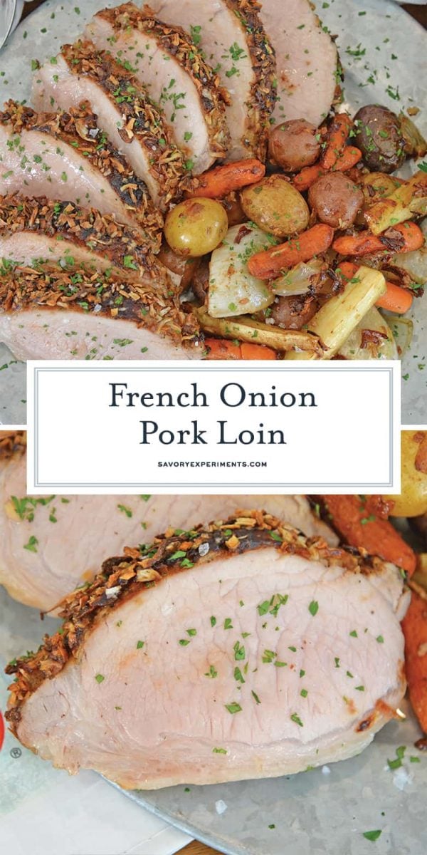 French Onion Pork Loin for Pinterest
