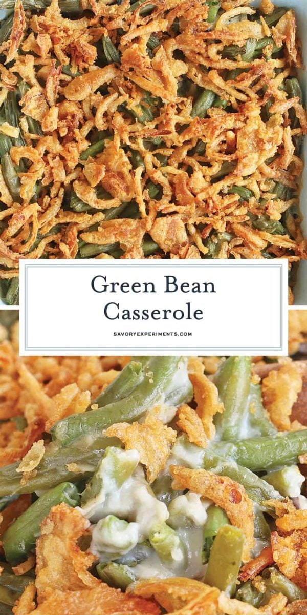 Green bean casserole for Thanksgiving 