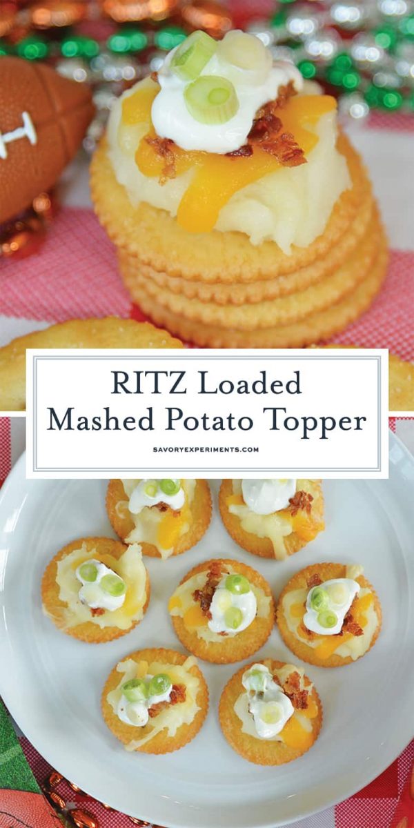 RITZ Loaded Mashed Potato Topper for Pinterest 