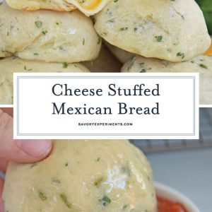 collage mexican cheesy bread