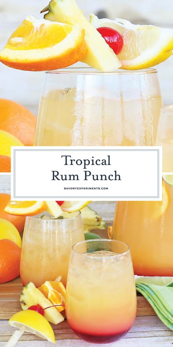 Tropical fruit punch for pinterest