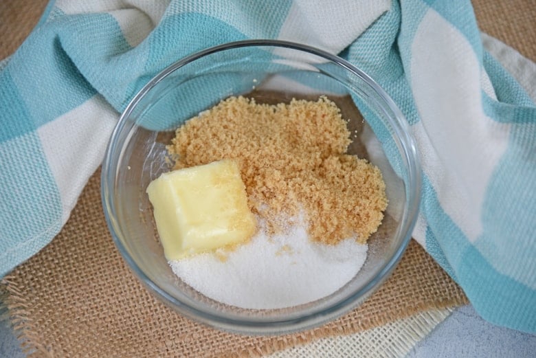 Eggless Cookie Dough Ingredients - Step 1