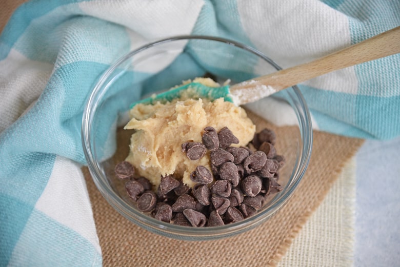 Eggless Cookie Dough Ingredients Step 4