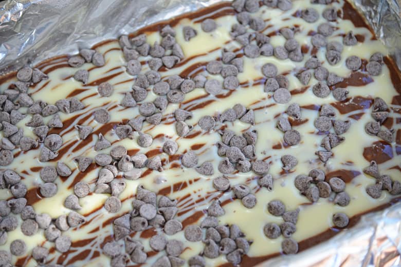 Sweetened Condensed Milk with chocolate chips 