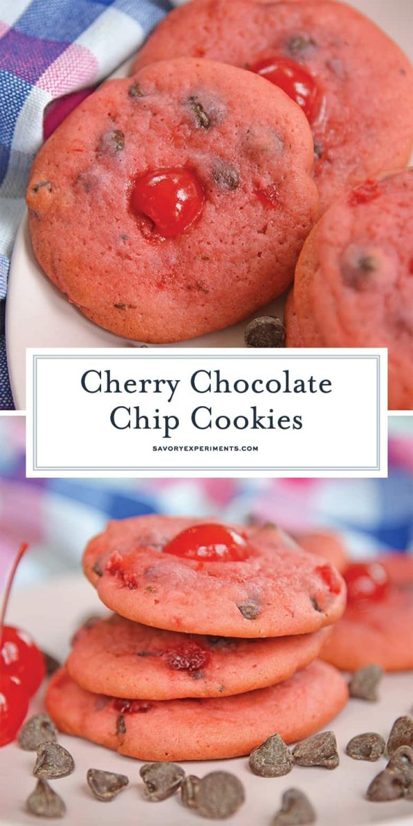 Cherry Chocolate Chip Cookies for Pinterest 