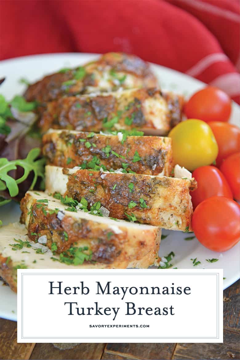 Herbed mayo sliced turkey breast for pinterest 