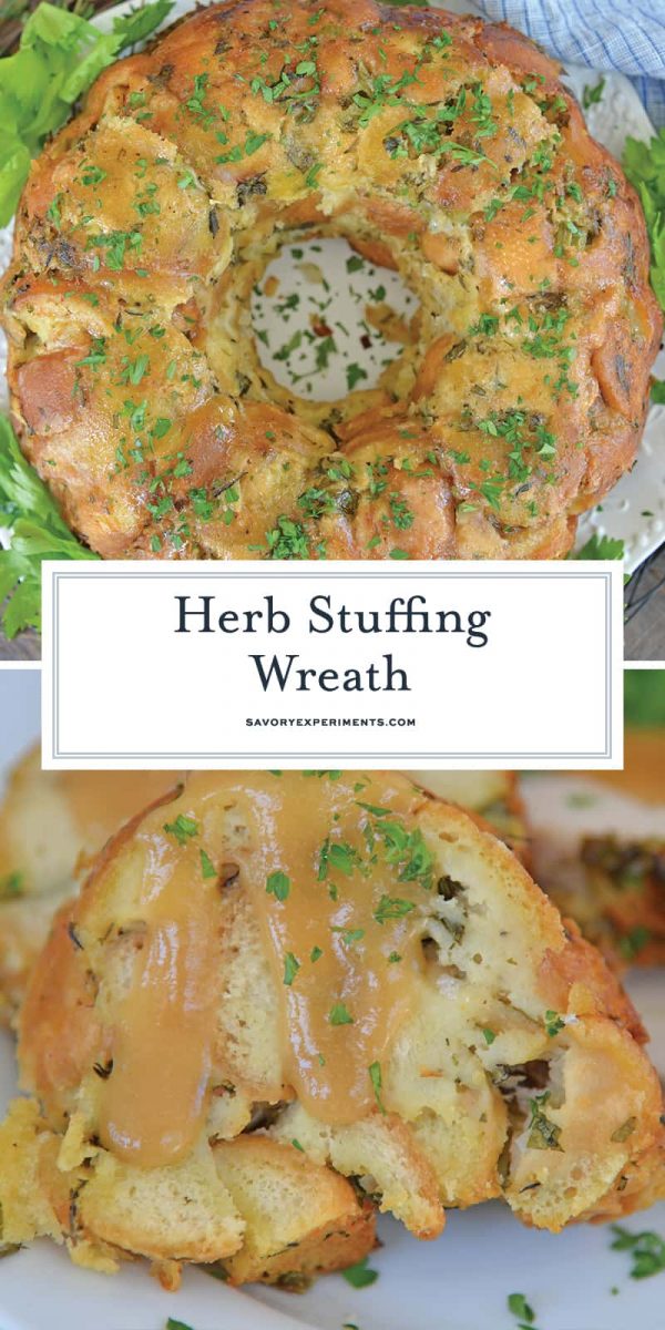 Herb stuffing wreath for Pinterest 