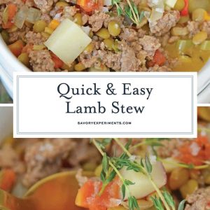 collage of lamb stew recipes