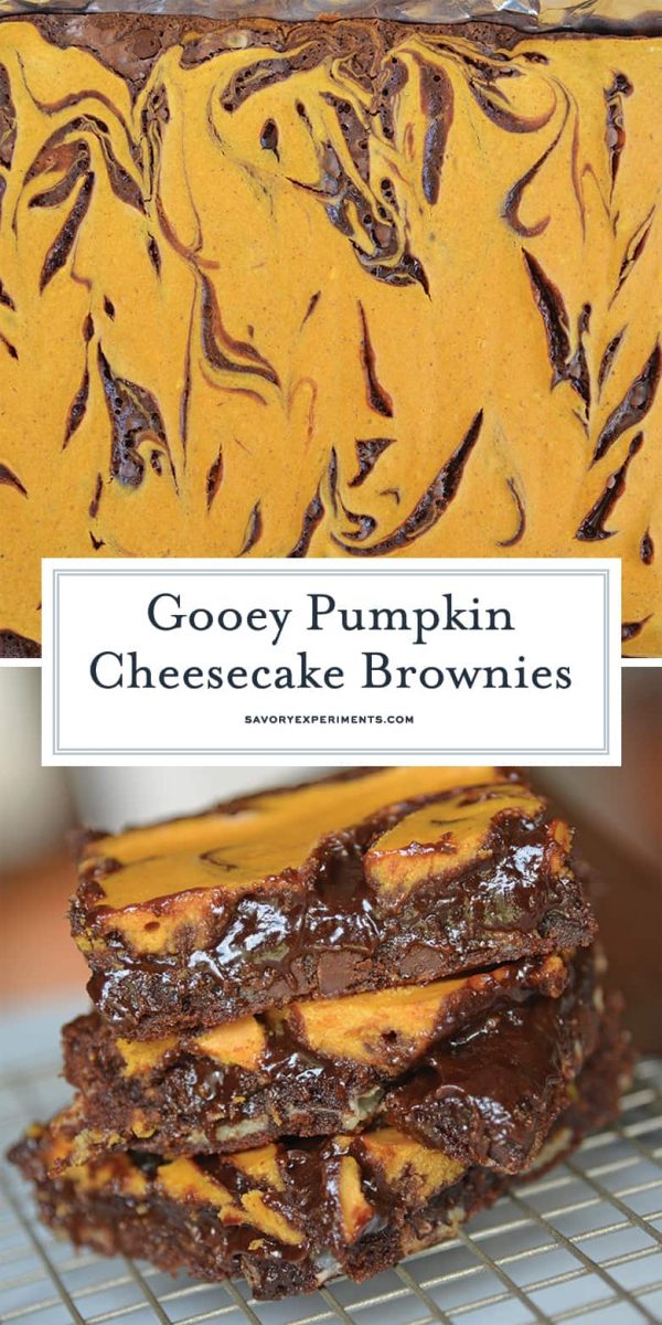 Pumpkin Cheesecake Brownie Swirls for Pinterest 