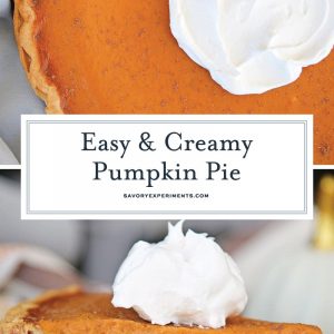 easy pumpkin pie collage