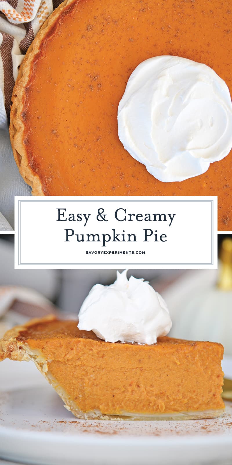 Easy Pumpkin Pie - Pumpkin Pie Recipe with a Secret Ingredient!