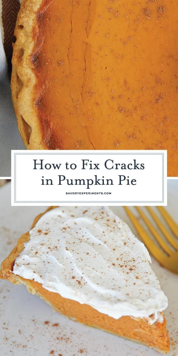 How to Fix Cracks in Pumpkin Pie for Pinterest 