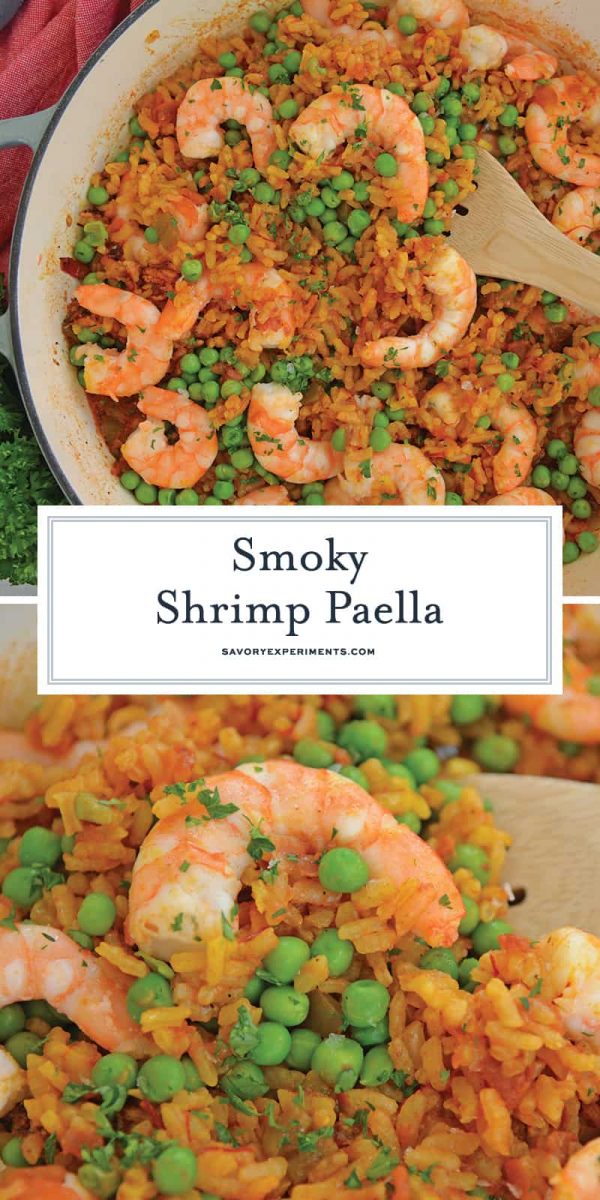 Smoky Shrimp Paella for Pinterest  