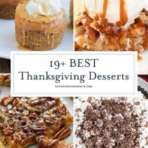 collage of thanksgiving dessert ideas