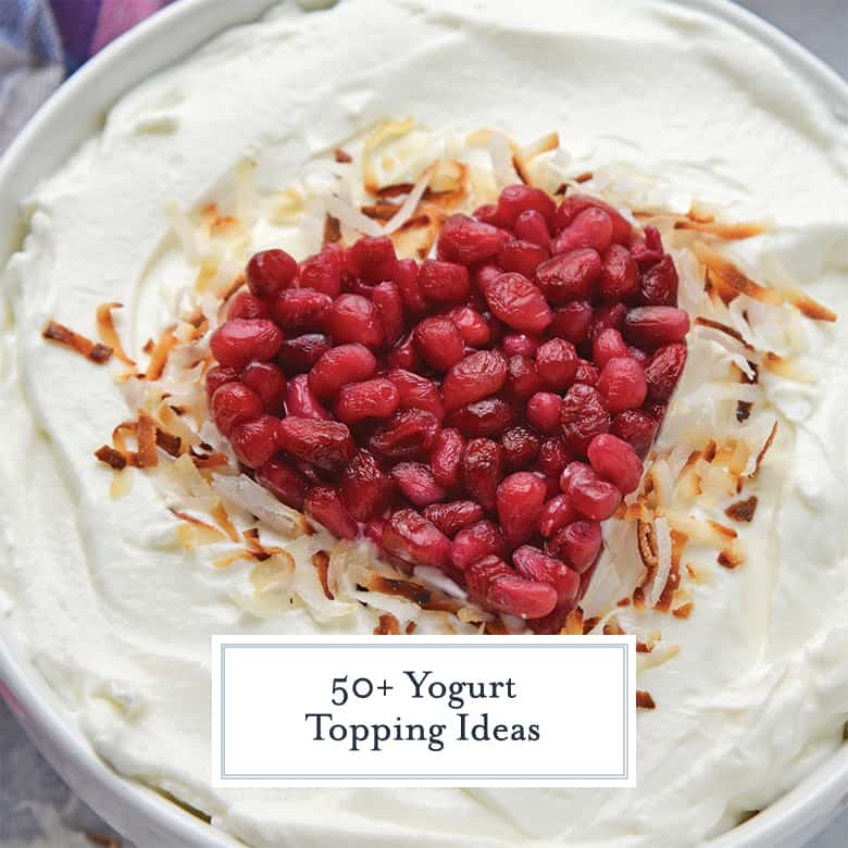 bowl of yogurt with toppings 