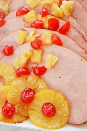 sliced ham for pinterest