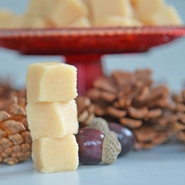 stack of vanilla fudge