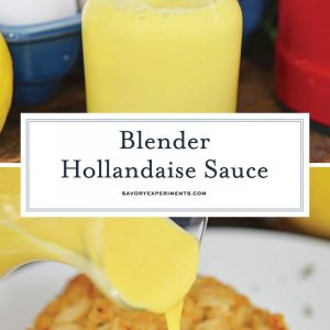 collage of hollandaise sauce recipe