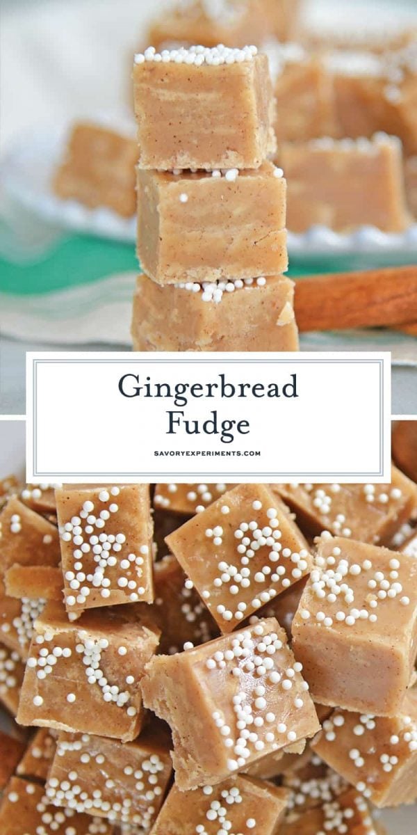 Gingerbread fudge made the the old fashioned way