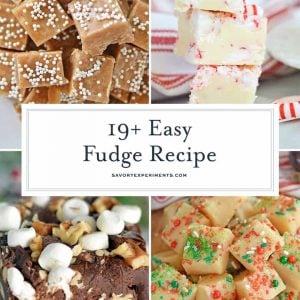 Collage of Christmas Fudge Recipes