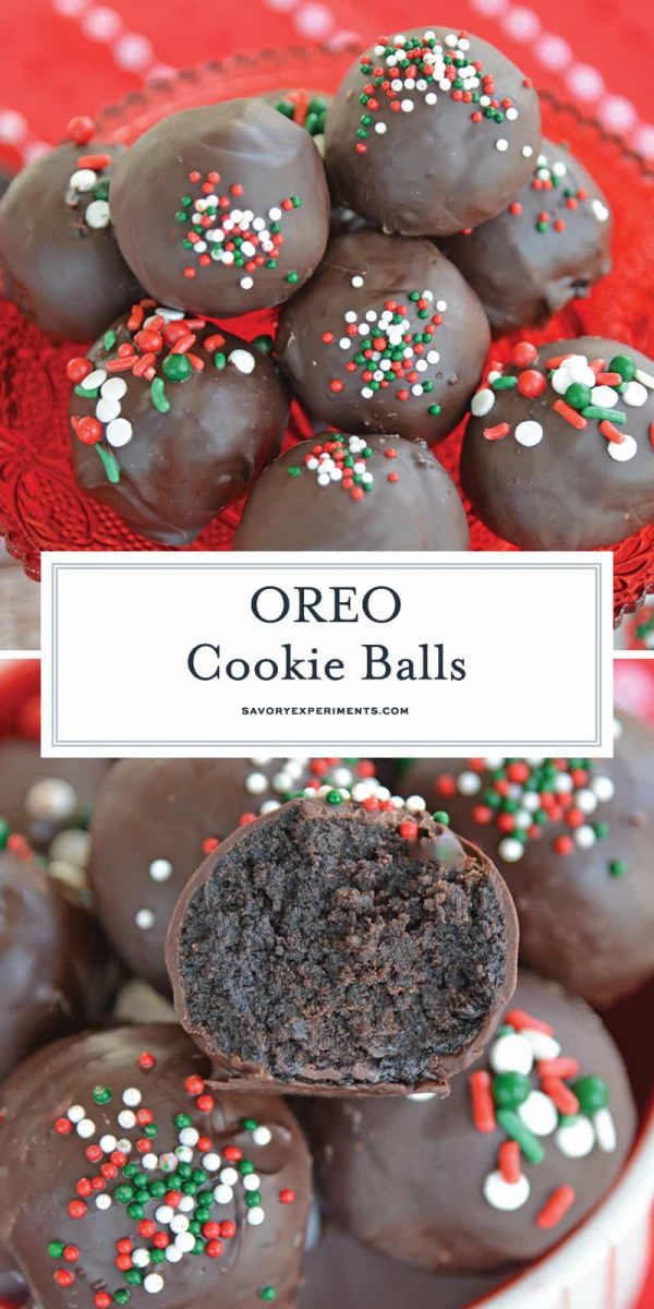 Oreo cookie balls for Pinterest 