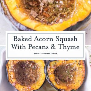 baked acorn squash for pinterest 
