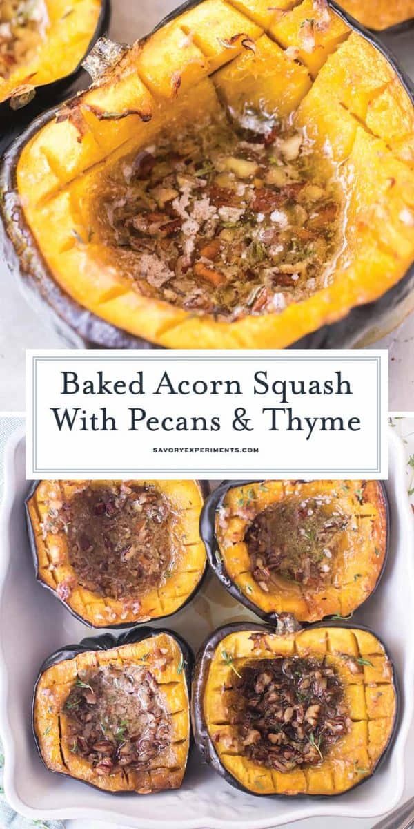 baked acorn squash for pinterest 