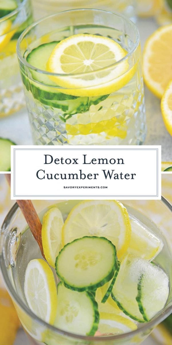 Lemon Cucumber Water for Pinterest 