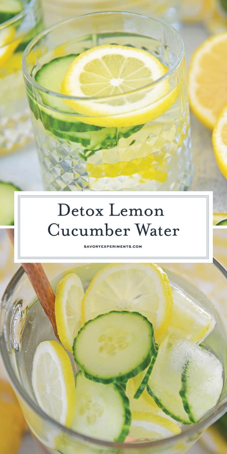 Lemon Cucumber Water Easy Detox Water Recipe