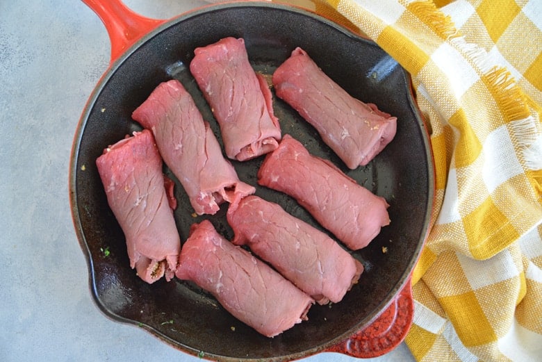 Braciole in a Skillet