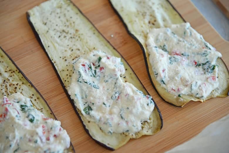 Ricotta filling for eggplant 