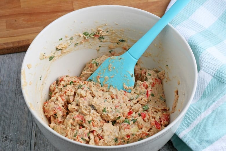 Salmon patties batter