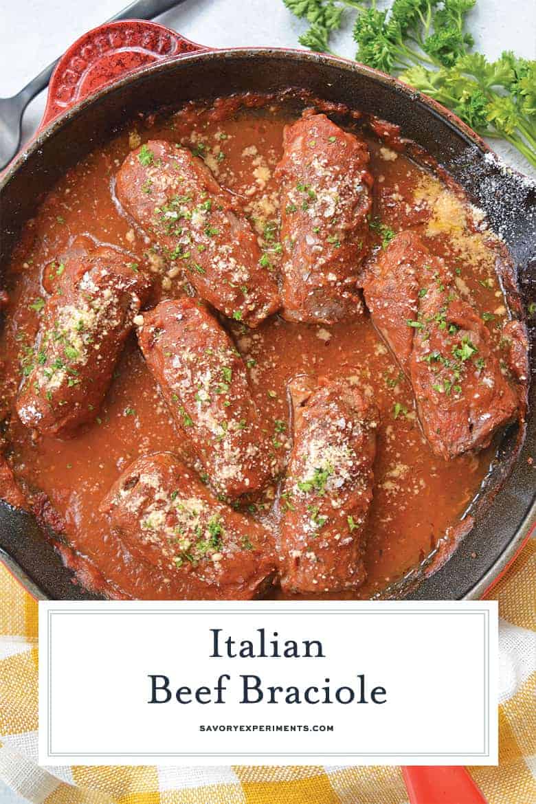 Italian Beef Braciole for Pinterest