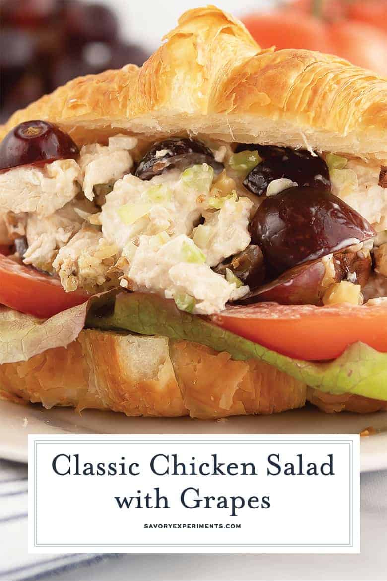 Close up of chicken salad 