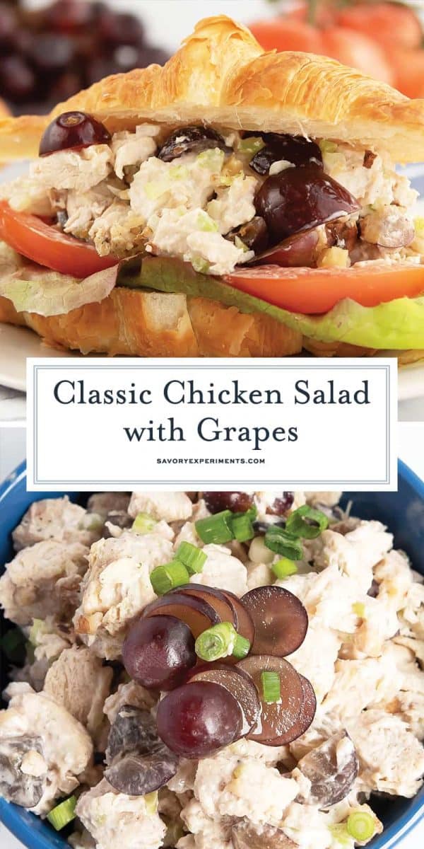 Classic Chicken Salad Recipe for Pinterest 