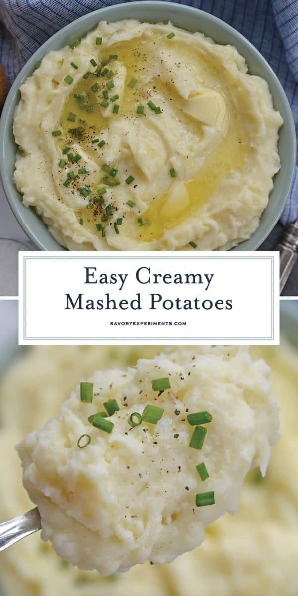 Easy creamy mashed potatoes for pinterest 
