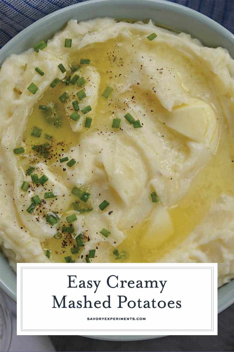 Close up of creamy mashed potatoes 