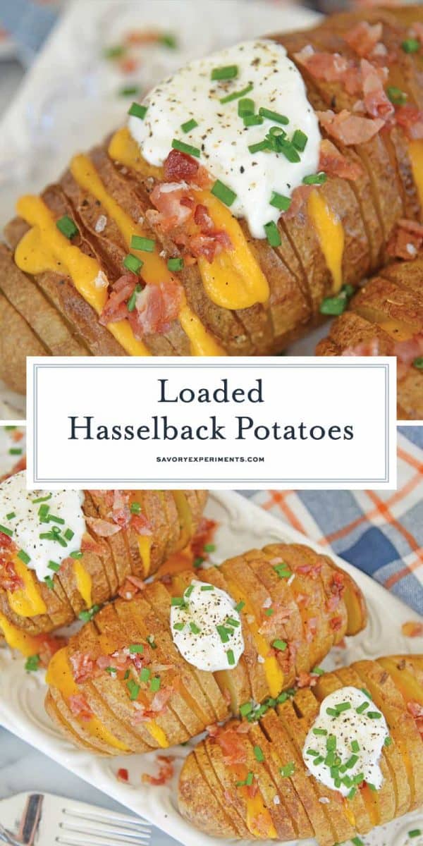 Loaded Hasselback Potatoes for Pinterest  