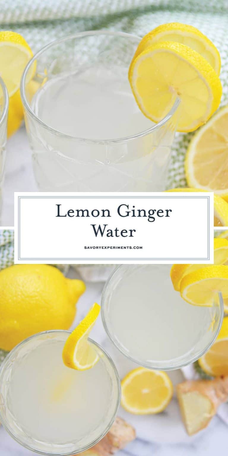 Lemon Ginger Water Recipe Flavored Water Recipes
