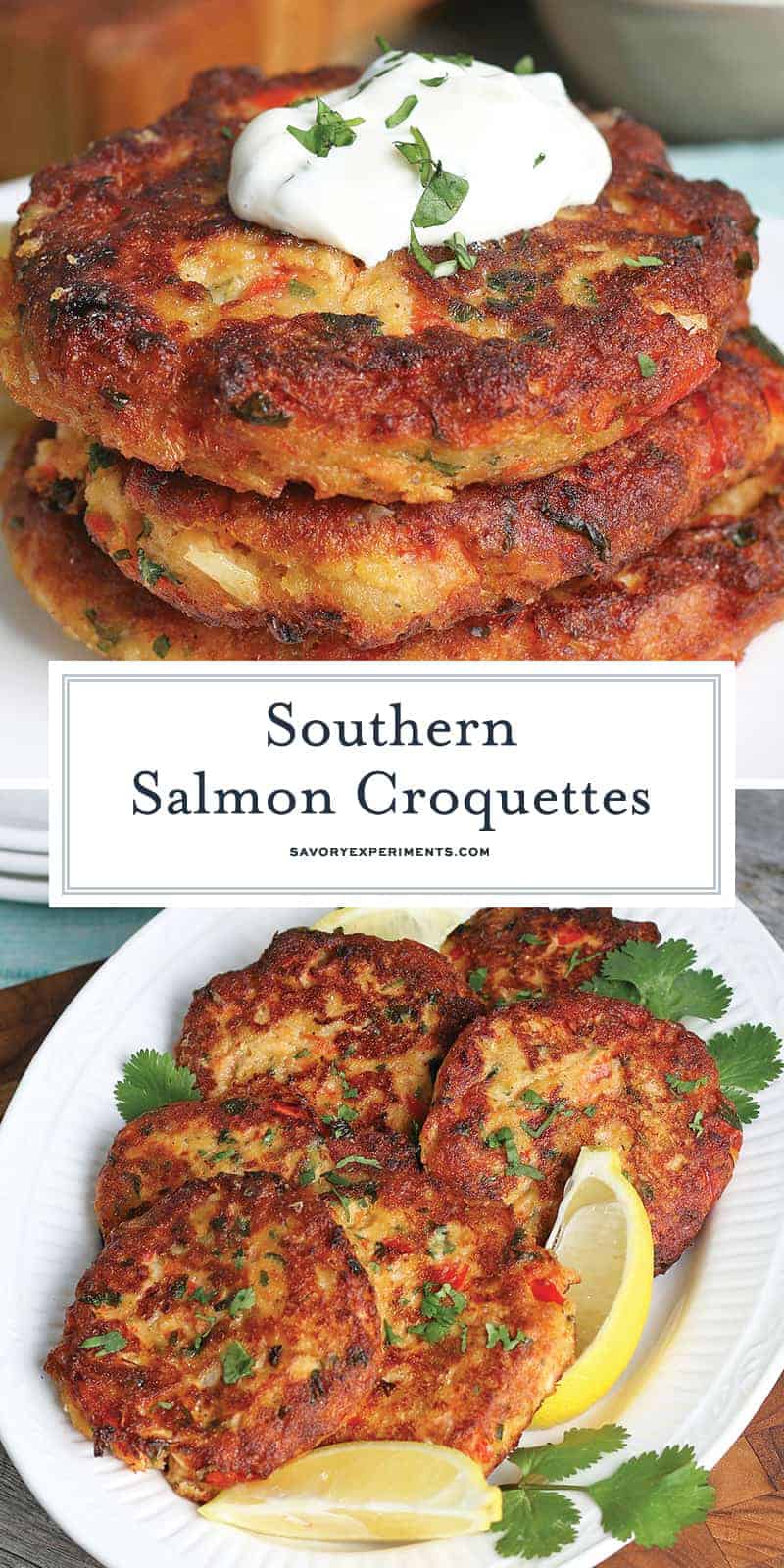 EASY Southern Salmon Croquettes Recipe - Fried Salmon Patties